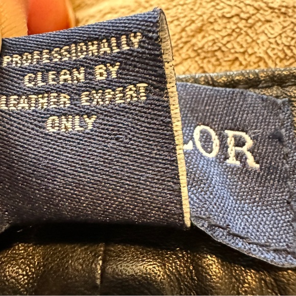 Vintage Ann Taylor, Genuine Black Leather pant, size 6 petite - Picture 14 of 14